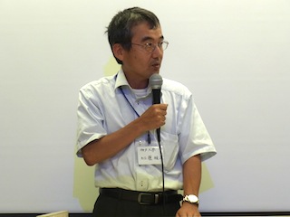 関西英語教育学会 2012年度（第17回）研究大会 会員総会議長 加藤雅之氏（神戸大学）