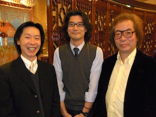 関西英語教育学会 KELES 第24回セミナー 講師の先生方　左から里井久輝先生、大和知史先生、門田修平先生
